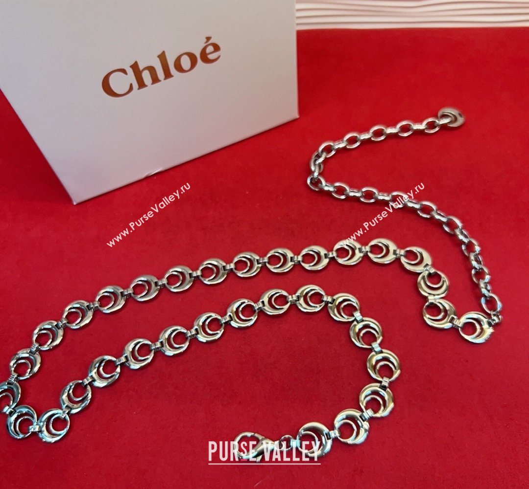 Chloe Chain Waist Belt Silver 2026 0317001 (99-260317050)