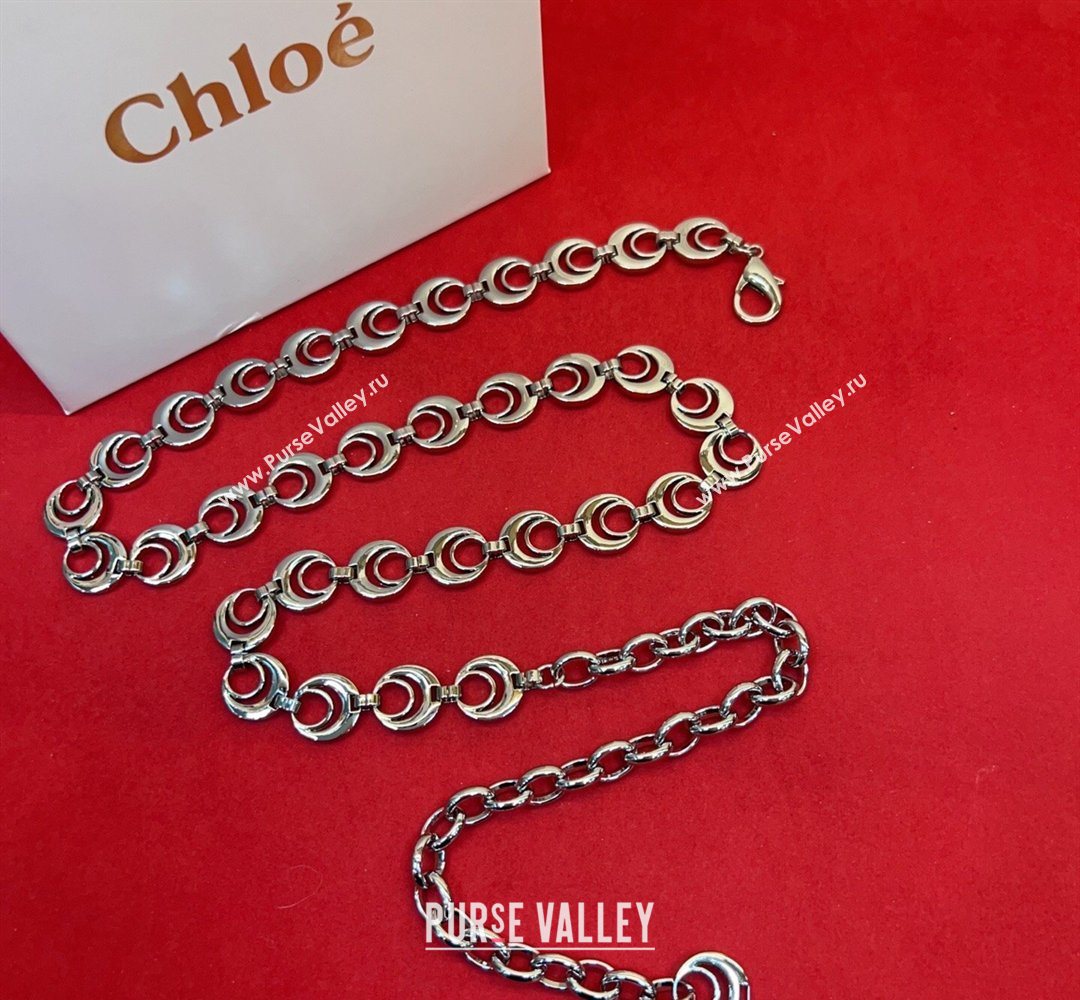 Chloe Chain Waist Belt Silver 2026 0317001 (99-260317050)