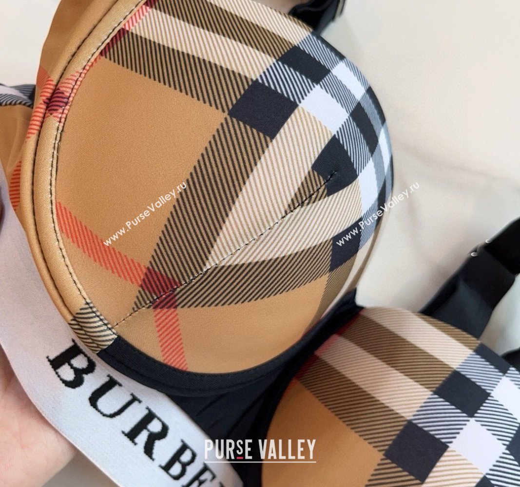 Burberry Two Pieces Swimwear Camel 2024 030601 (XMN-240306047)