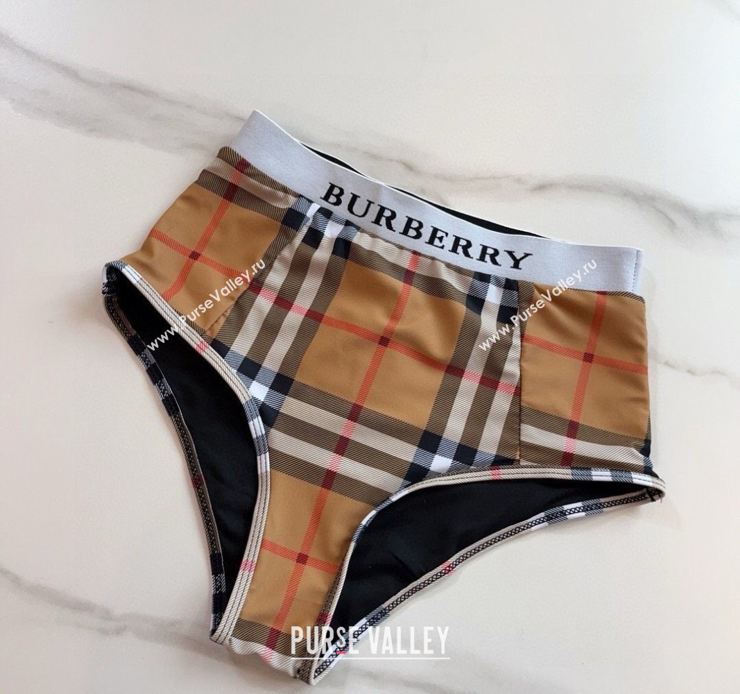 Burberry Two Pieces Swimwear Camel 2024 030601 (XMN-240306047)