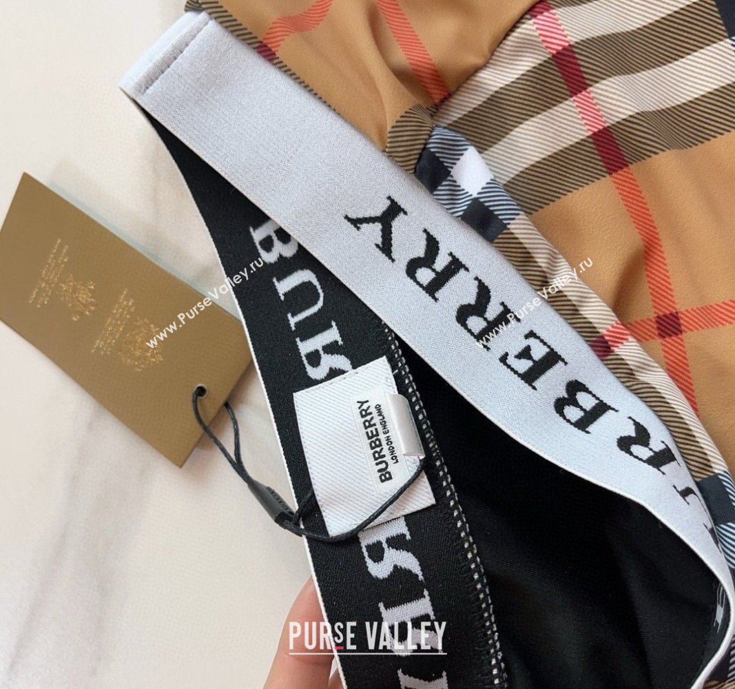 Burberry Two Pieces Swimwear Camel 2024 030601 (XMN-240306047)