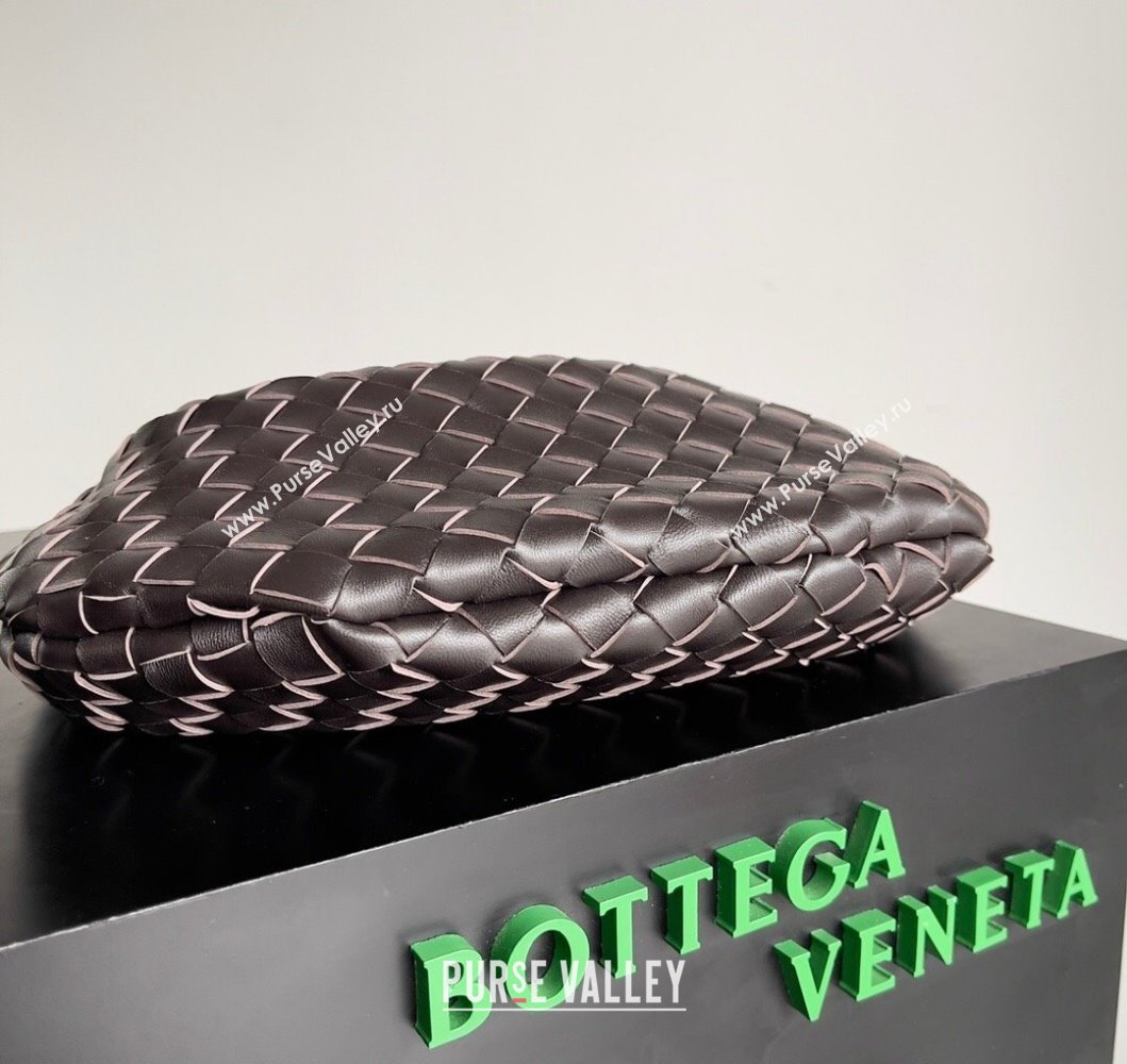 Bottega Veneta Sardine Bag in Intrecciato Leather Chocolate Brown 2024 716082 (YX-241217068)