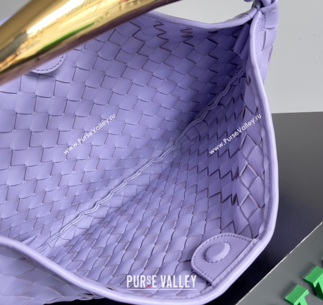 Bottega Veneta Sardine Bag in Intrecciato Leather Purple 2024 716082 (YX-241217064)