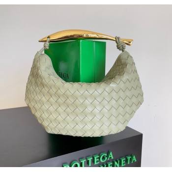 Bottega Veneta Sardine Bag in Intrecciato Leather Travertine Green 2024 716082 (YX-241217057)