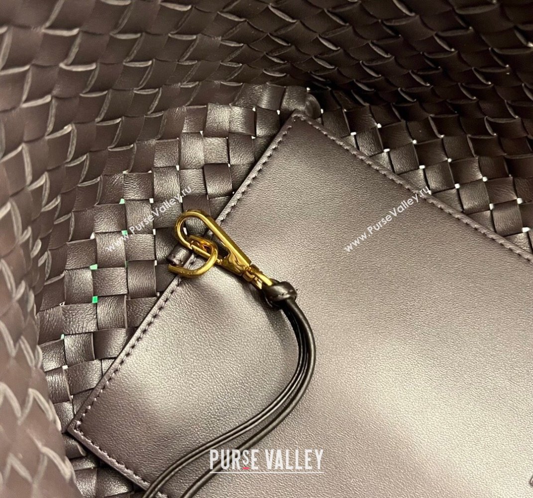 Bottega Veneta Medium Cabat Tote Bag in Intrecciato Leather Fondant Brown 2025 608810 (WT-250519096)