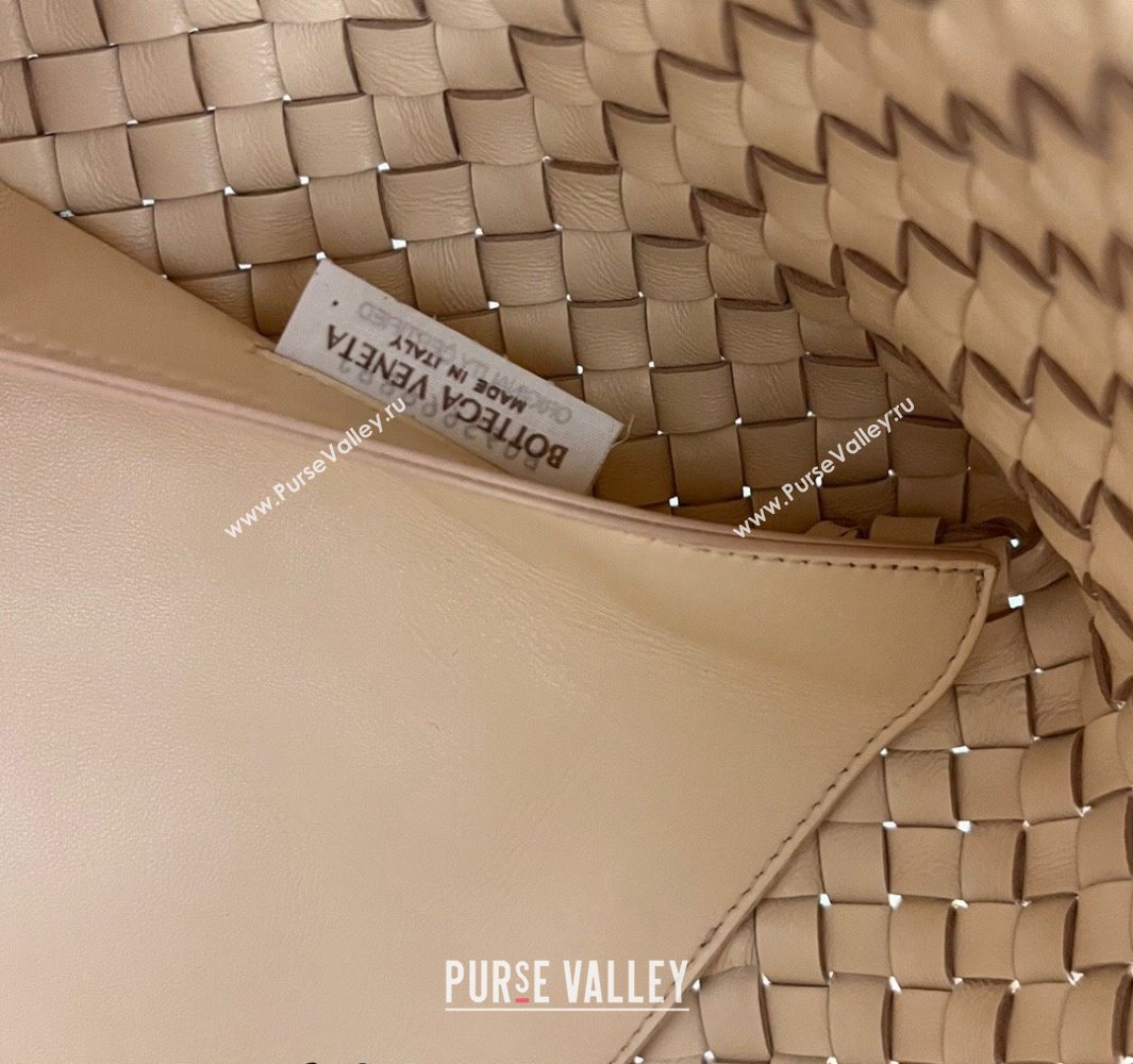 Bottega Veneta Medium Cabat Tote Bag in Intrecciato Leather Porridge Yellow 2025 608810 (WT-250519097)