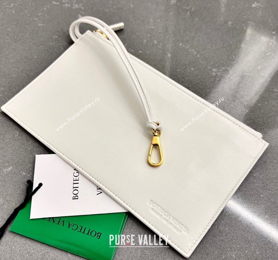 Bottega Veneta Medium Cabat Tote Bag in Intrecciato Leather White 2023 608810 (WT-231212078)