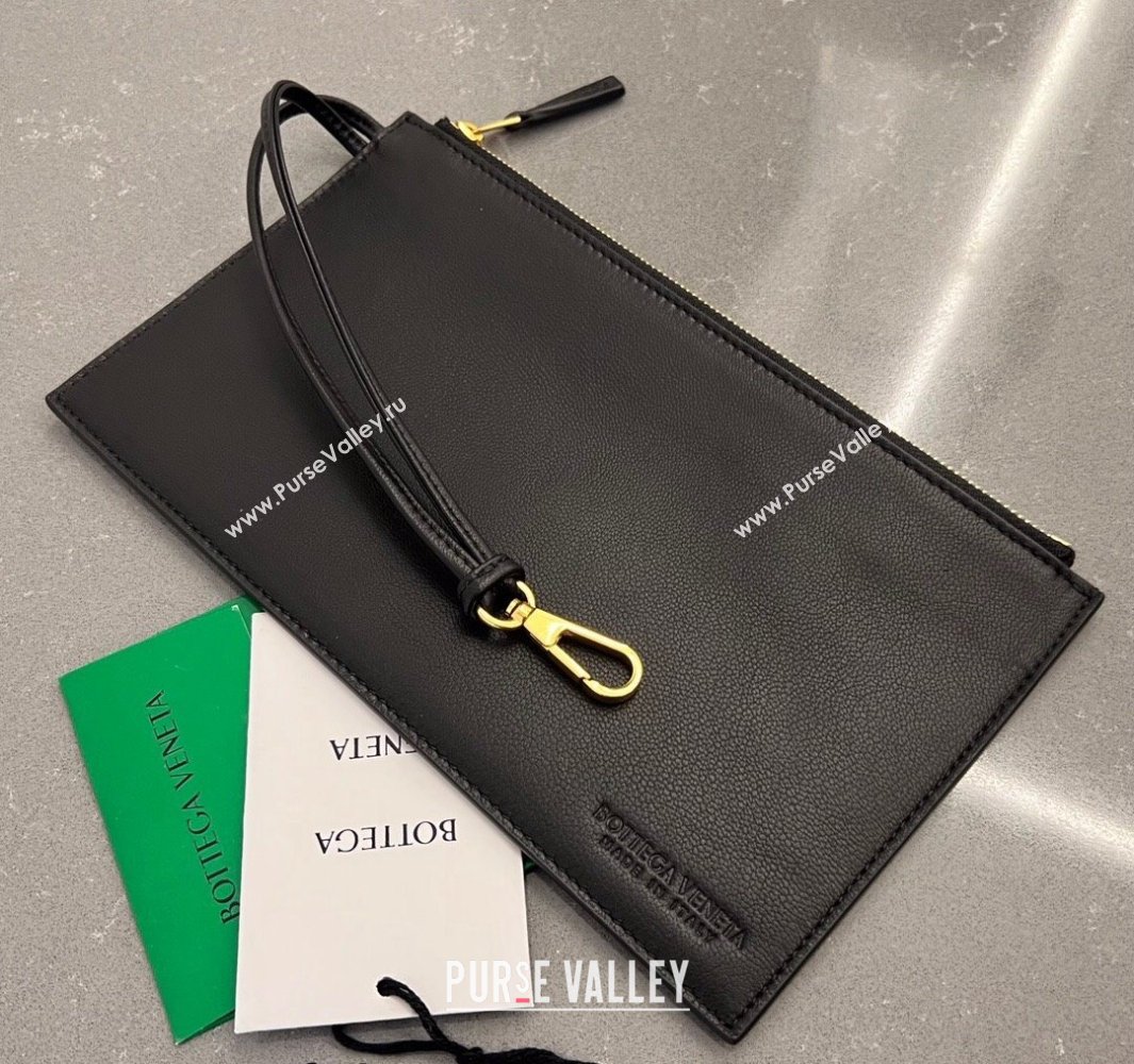 Bottega Veneta Medium Cabat Tote Bag in Intrecciato Leather Black 2025 608810 (WT-250519099)