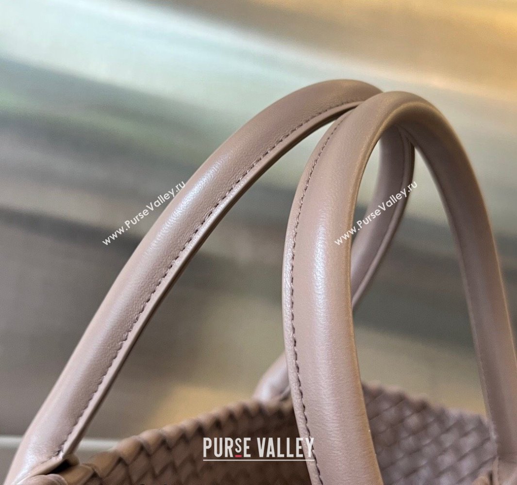 Bottega Veneta Medium Cabat Tote Bag in Intrecciato Leather Khaki 2025 608810 (WT-250519090)