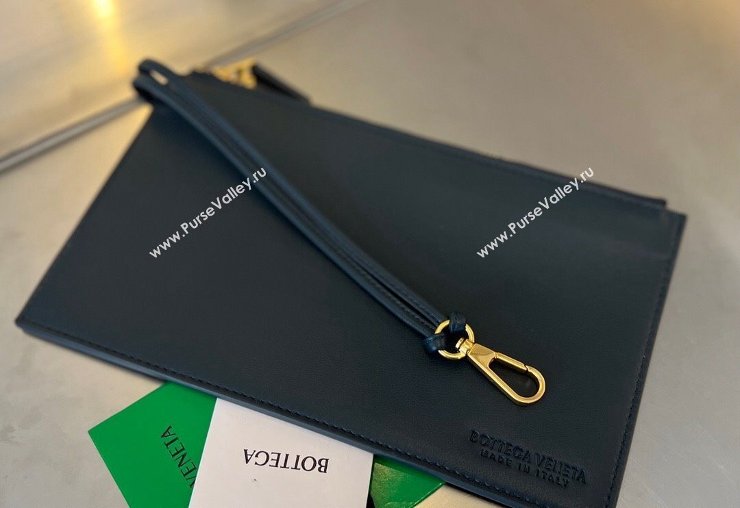 Bottega Veneta Medium Cabat Tote Bag in Intrecciato Leather Dark Blue 2025 608810 (WT-250519092)