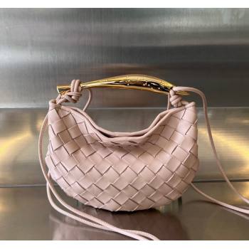 Bottega Veneta Mini Sardine Bag in Intrecciato Leather Lotus Pink 2023 744267 (WT-240221091)