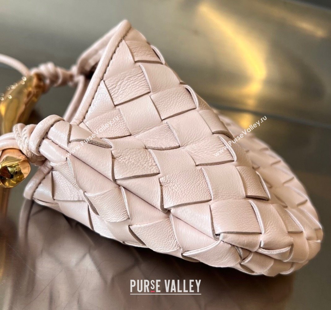 Bottega Veneta Mini Sardine Bag in Intrecciato Leather Lotus Pink 2023 744267 (WT-240221091)