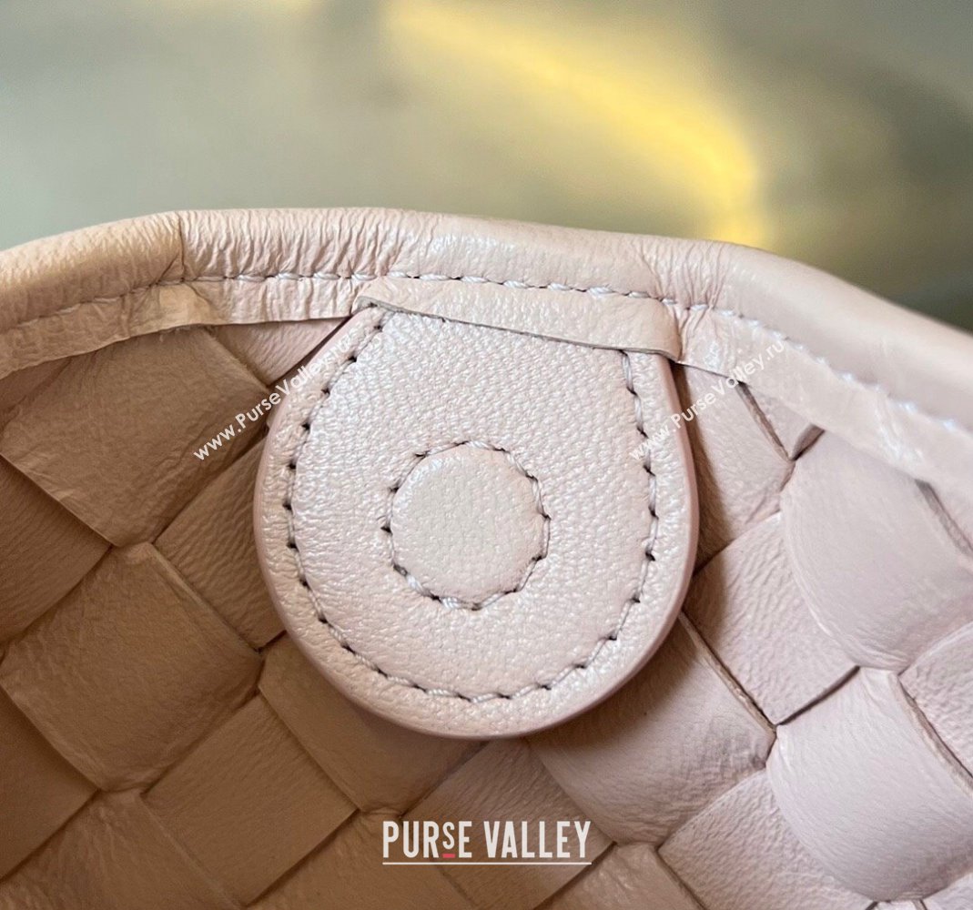 Bottega Veneta Mini Sardine Bag in Intrecciato Leather Lotus Pink 2023 744267 (WT-240221091)