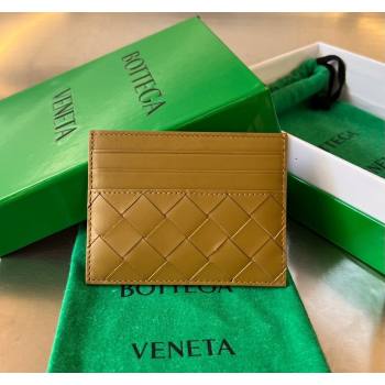 Bottega Veneta Intrecciato Leather Credit Card Case Acorn 2024 731956 (WT-240314063)