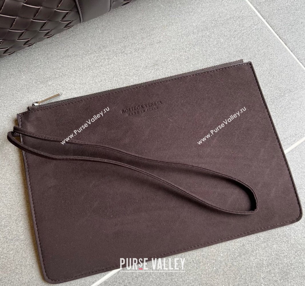 Bottega Veneta Intrecciato Leather Medium Intrecciato Duffle Bag Fondant Brown 2024 650066 (WT-240314068)