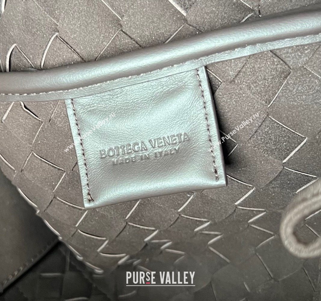 Bottega Veneta Intrecciato Leather Medium Intrecciato Duffle Bag Fondant Brown 2024 650066 (WT-240314068)