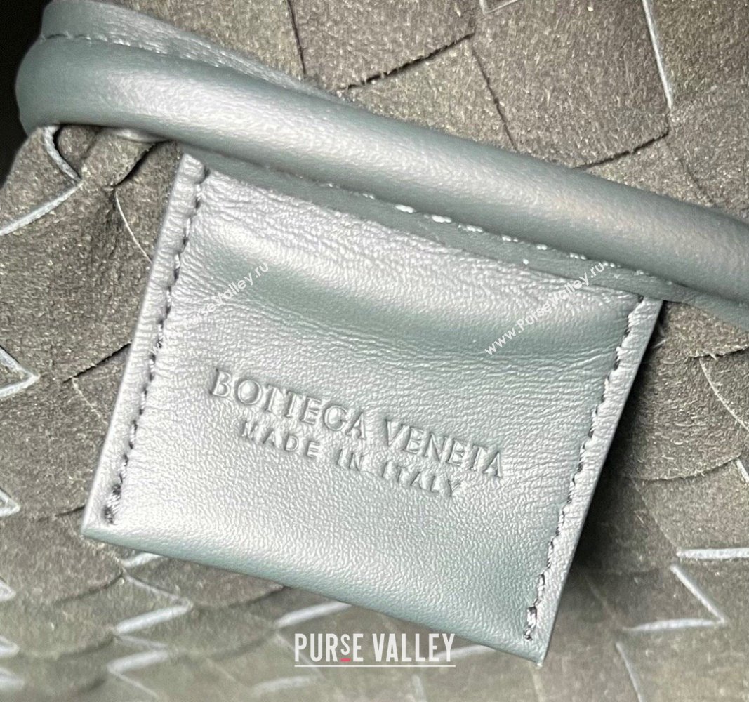 Bottega Veneta Intrecciato Leather Medium Intrecciato Duffle Bag Dark Green 2024 650066 (WT-240314069)