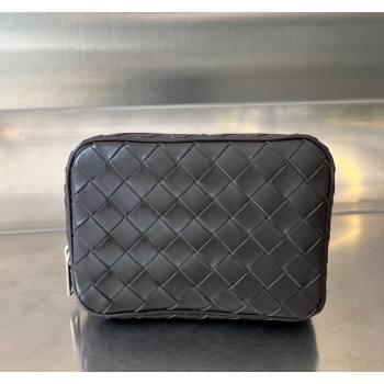 Bottega Veneta Intrecciato Leather Small Organizer Clutch Fondant Brown 2024 765800 (WT-240314074)