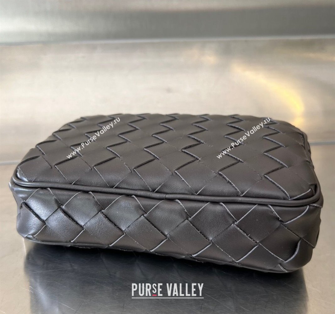 Bottega Veneta Intrecciato Leather Small Organizer Clutch Fondant Brown 2024 765800 (WT-240314074)