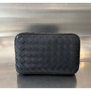 Bottega Veneta Intrecciato Leather Medium Organizer Clutch Black 2024 765809 (WT-240314075)