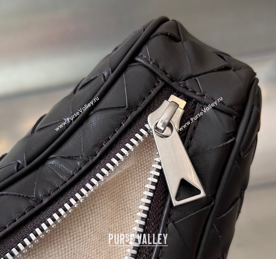 Bottega Veneta Intrecciato Leather Medium Organizer Clutch Fondant Brown 2024 765809 (WT-240314076)