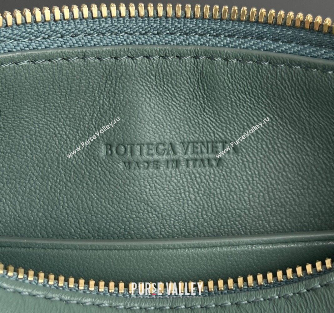 Bottega Veneta Mini Sunrise Hobo Bag Aloe Green 2024 763747 (WT-240418103)
