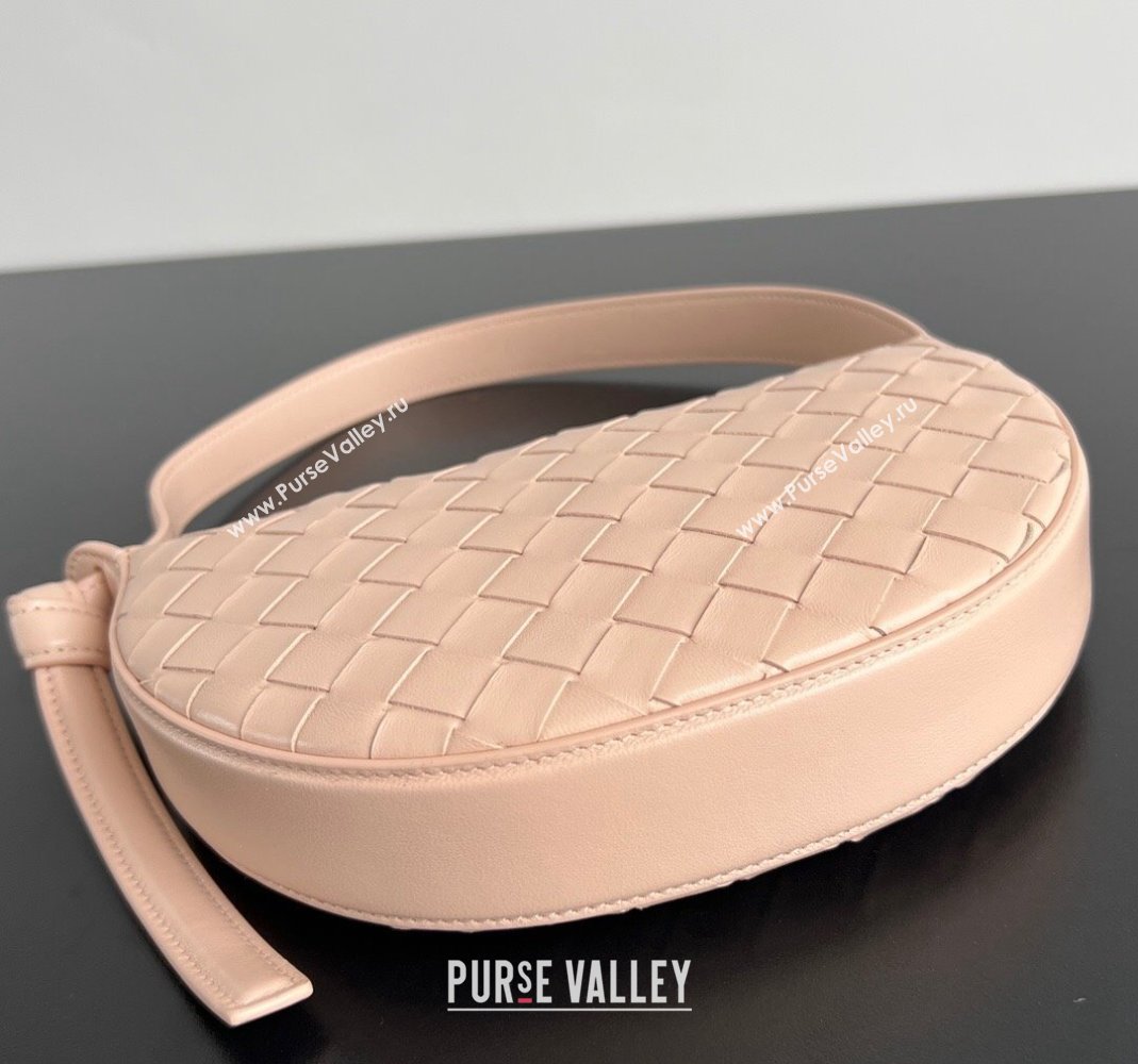 Bottega Veneta Mini Sunrise Hobo Bag Lotus Pink 2024 763747 (WT-240418105)