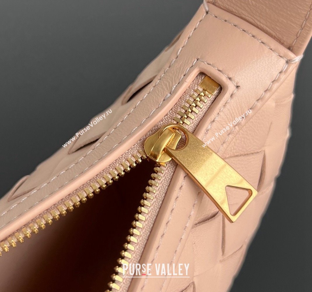 Bottega Veneta Mini Sunrise Hobo Bag Lotus Pink 2024 763747 (WT-240418105)