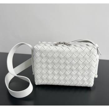 Bottega Veneta Intrecciato Camera Bag White 2024 755774 (WT-240418106)
