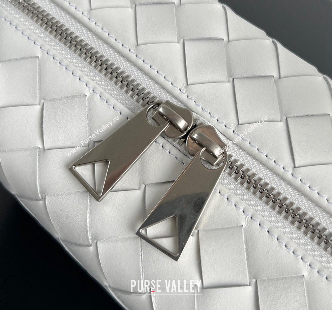 Bottega Veneta Intrecciato Camera Bag White 2024 755774 (WT-240418106)