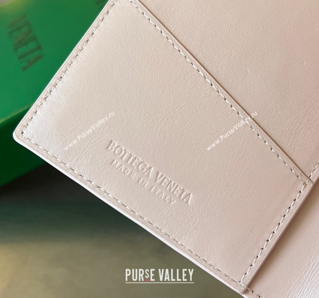 Bottega Veneta Cassette Passport Case Lotus Pink 2024 777046 (WT-240418088)