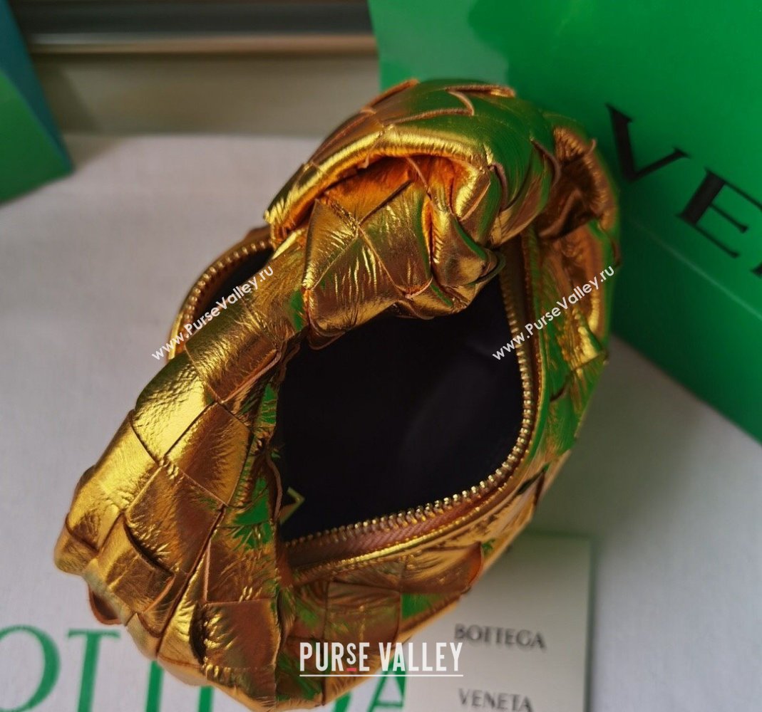 Bottega Veneta Candy Jodie Bag in Intreccio Leather Black 2024 730828 (WT-240419018)