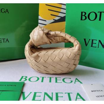 Bottega Veneta Candy Jodie Bag in Intreccio Leather Beige 2024 730828 (WT-240419019)