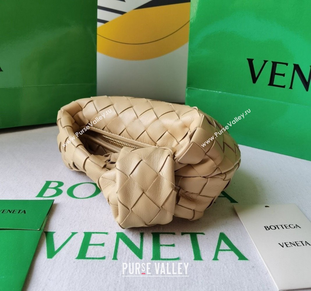 Bottega Veneta Candy Jodie Bag in Intreccio Leather Beige 2024 730828 (WT-240419019)