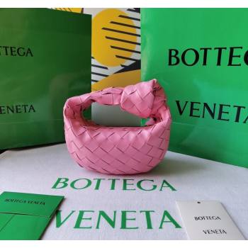Bottega Veneta Candy Jodie Bag in Intreccio Leather Pink 2024 730828 (WT-240419020)