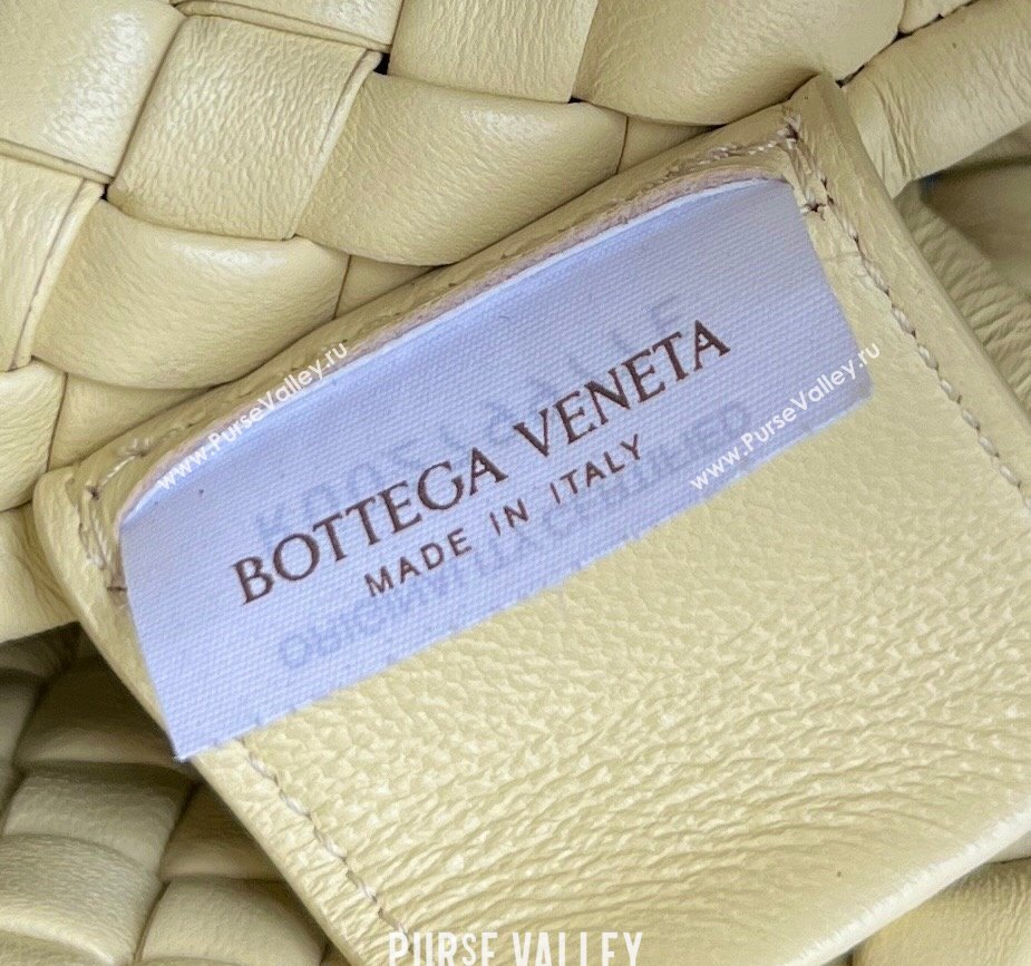 Bottega Veneta Mini Cobble Shoulder Bag in Padded Intrecciato Leather Yellow 2024 762711 (WT-240419024)