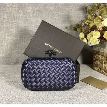 Bottega Veneta Satin Knot Mini Clutch Dusty Blue 2024 BV8651 (WT-240528027)