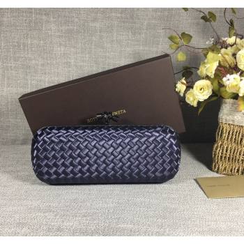 Bottega Veneta Satin Knot Long Clutch Deep Blue 2024 BV8651 (WT-240528029)