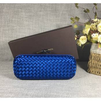 Bottega Veneta Satin Knot Long Clutch Stone Blue 2024 BV8651 (WT-240528032)