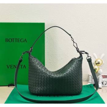 Bottega Veneta Classic Top Handle Bag in Intrecciato Leather Raintree Green 2024 BV9842 (WT-240528003)