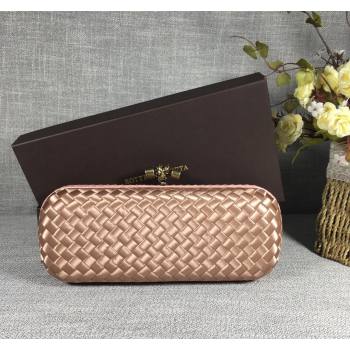 Bottega Veneta Satin Knot Long Clutch Dark Apricot 2024 BV8651 (WT-240528044)