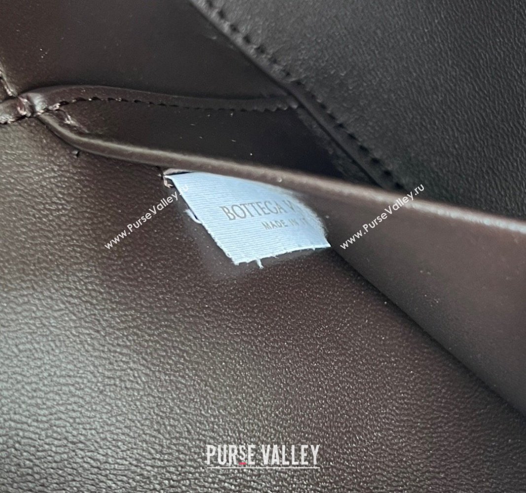 Bottega Veneta Bang Bang Vanity Case in Intrecciato Leather Fondant Brown 2024 789109 (WT-240528052)