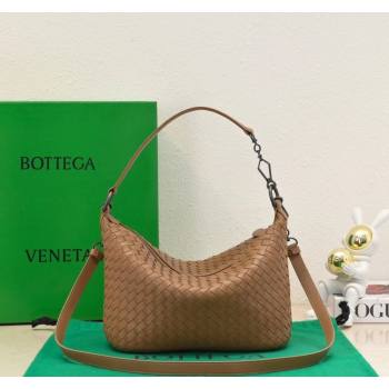 Bottega Veneta Classic Top Handle Bag in Intrecciato Leather Brown2 2024 BV9842 (WT-240528005)