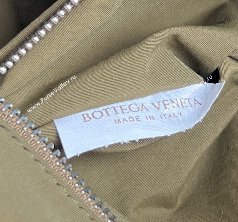 Bottega Veneta Mens Intrecciato Leather Travel Pouch Pale Green 2024 729295 (WT-240528058)