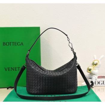 Bottega Veneta Classic Top Handle Bag in Intrecciato Leather Black 2024 BV9842 (WT-240528006)