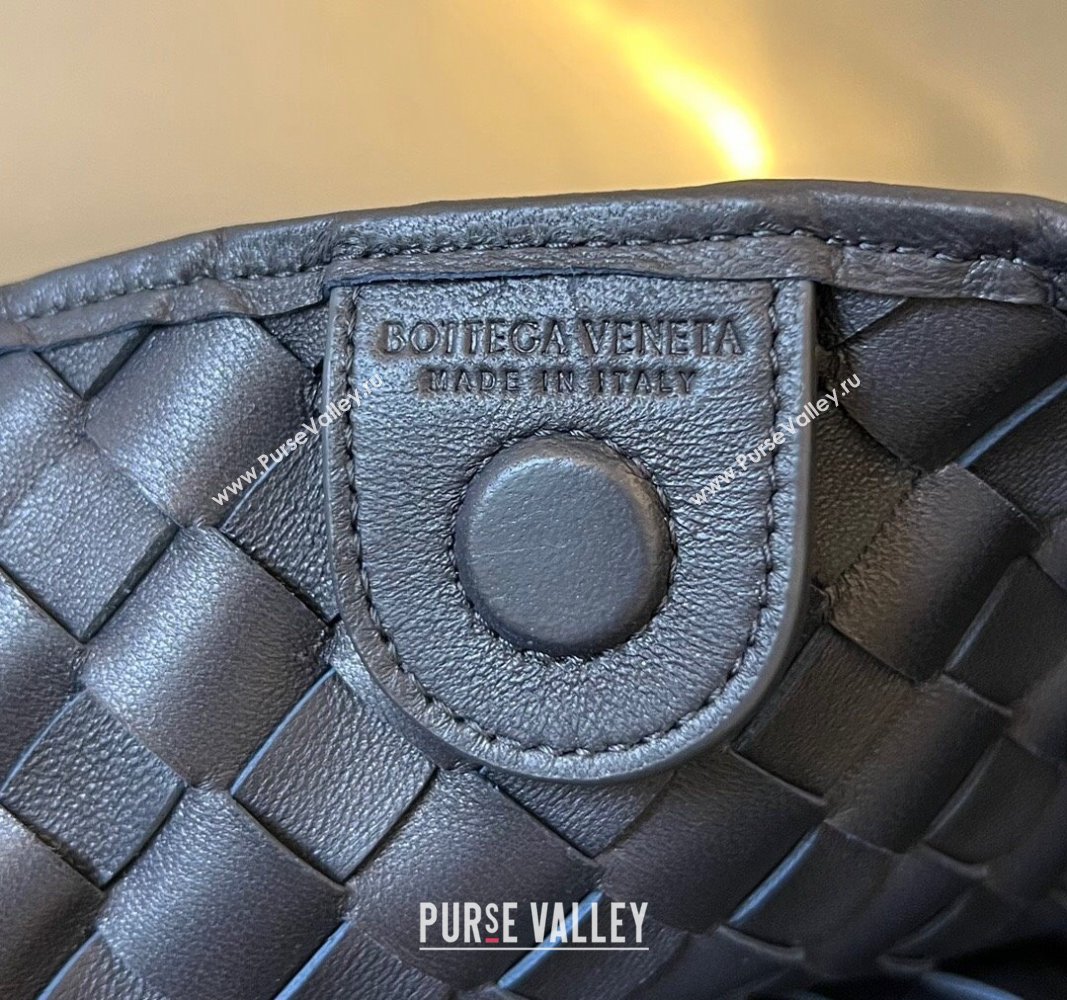 Bottega Veneta Sardine Top handle Bag With Chain Intrecciato Leather 776768 Space Blue 2024 (WT-240528062)