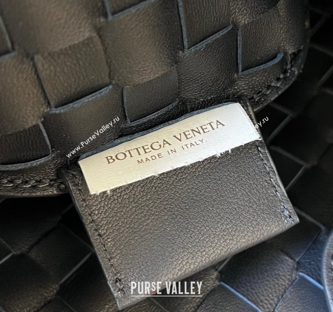 Bottega Veneta Sardine Top handle Bag With Chain Intrecciato Leather 776768 Space Blue 2024 (WT-240528062)