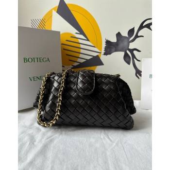 Bottega Veneta Teen Lauren 1980 Clutch With Chain in Intrecciato Leather Fondant Brown 2024 785807 (WT-240528065)