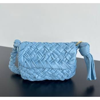 Bottega Veneta Kalimero Città Shoulder bag with Knot Ice Blue 2024 785797 (WT-240528069)