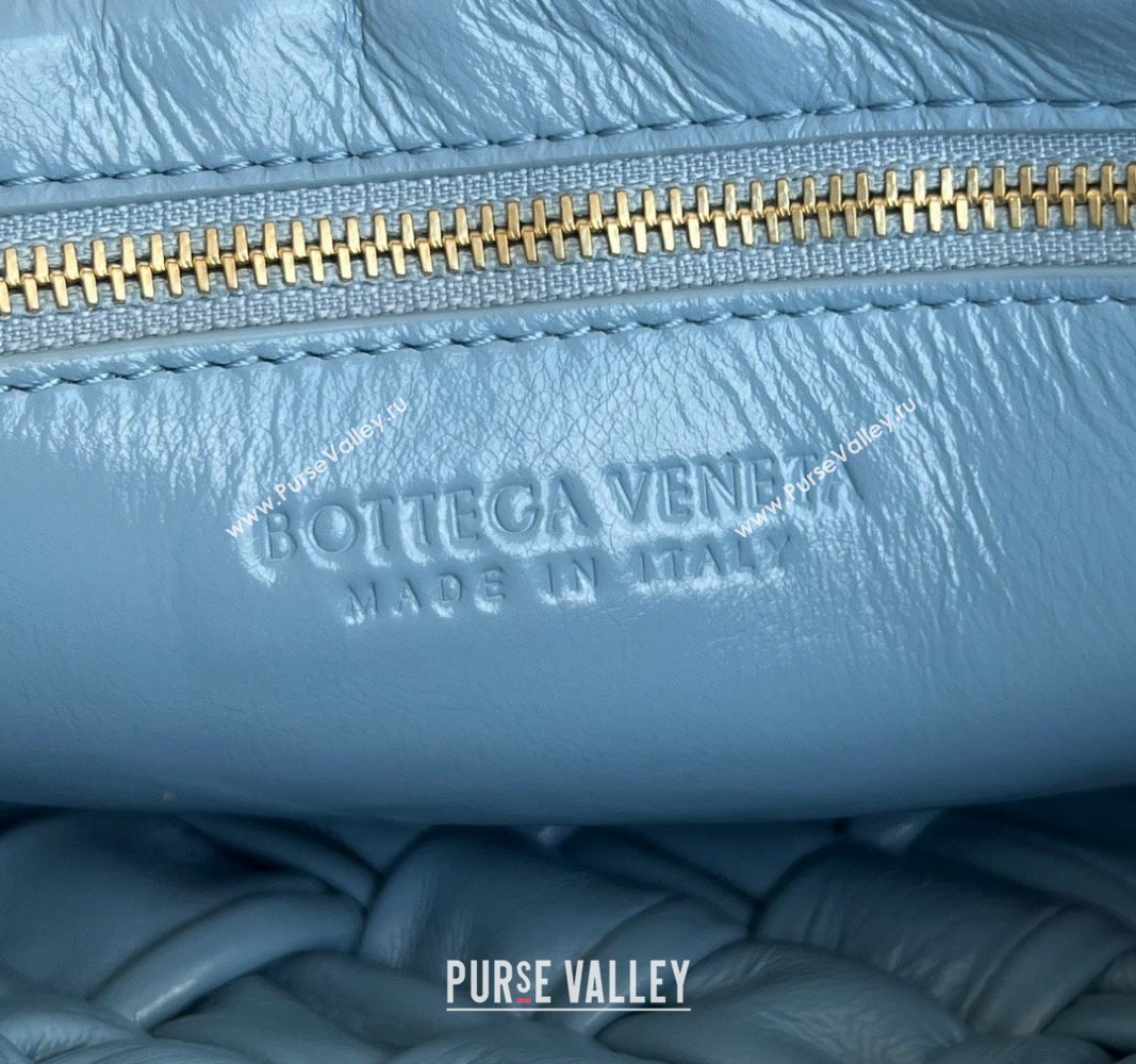 Bottega Veneta Kalimero Città Shoulder bag with Knot Ice Blue 2024 785797 (WT-240528069)